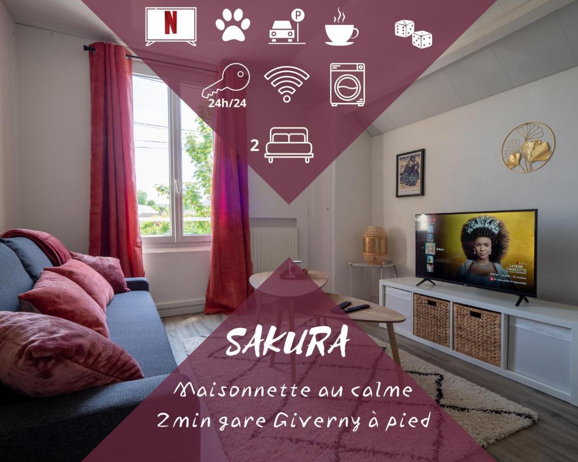 Sakura -Maisonnette Gare Giverny Villa Vernon  Luaran gambar
